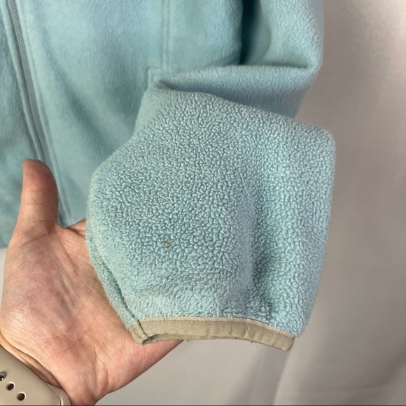 The North Face Light Blue Full Zip Fleece Jacket M - Picture 3 of 5